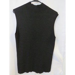 Nvgard Collection Silk Top Sleeveless Ribbed Mock